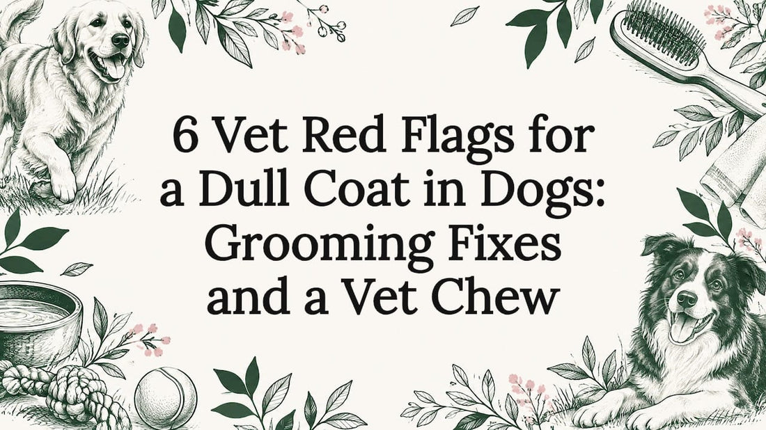 Dog coat care title card