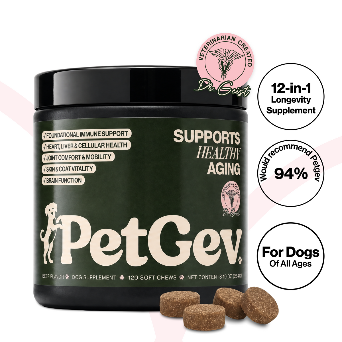 PetGev Longevity Chews