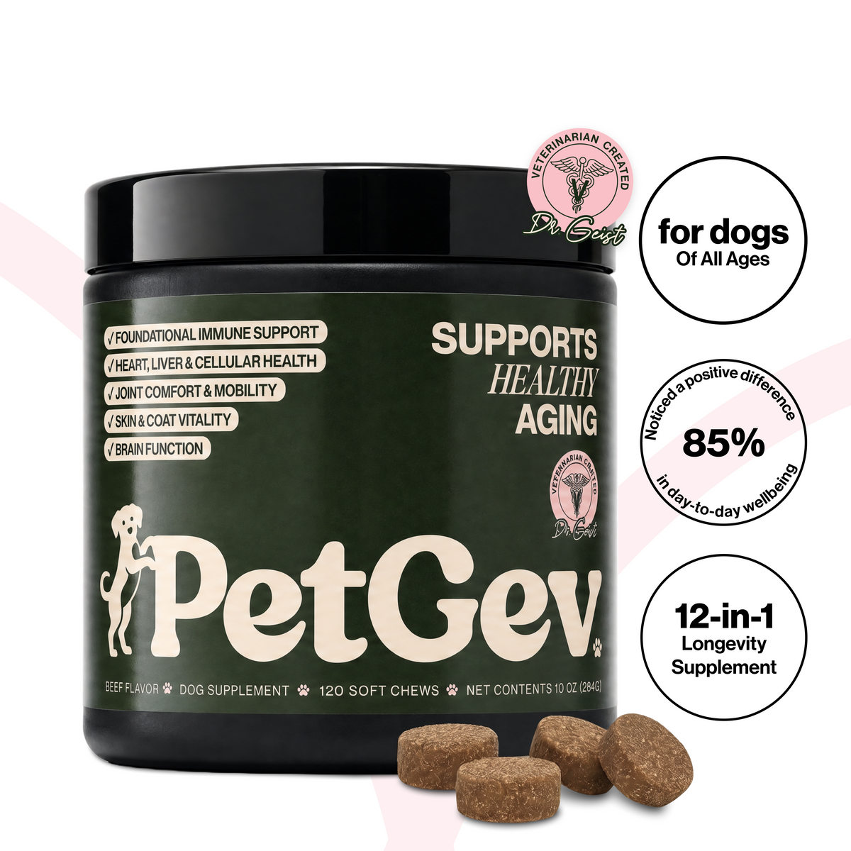PetGev Longevity Chews