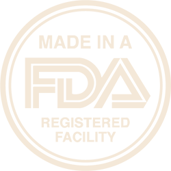 FDA-RegisteredManufactured in an FDA-Registered Facility